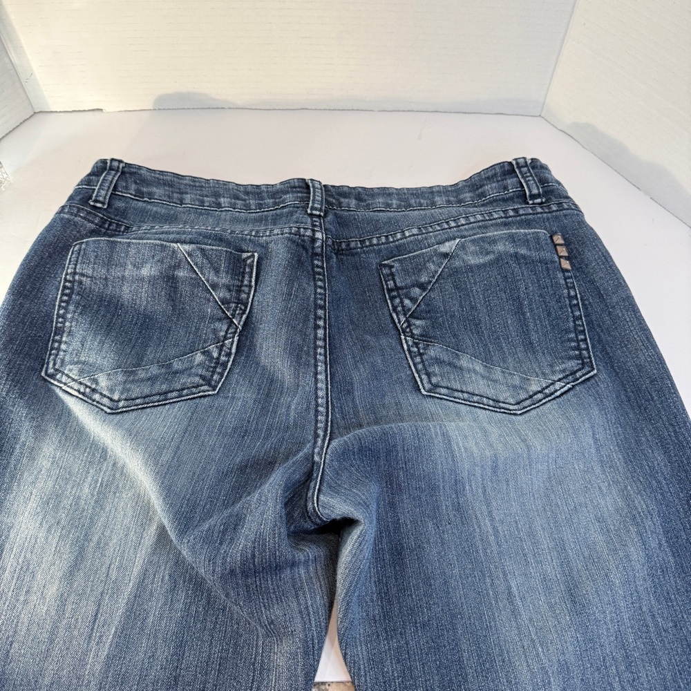 Kardashian Kollection by Khloé Women’s Bootcut Jeans 💙 Size 12, Blue Denim - Picture 9 of 16